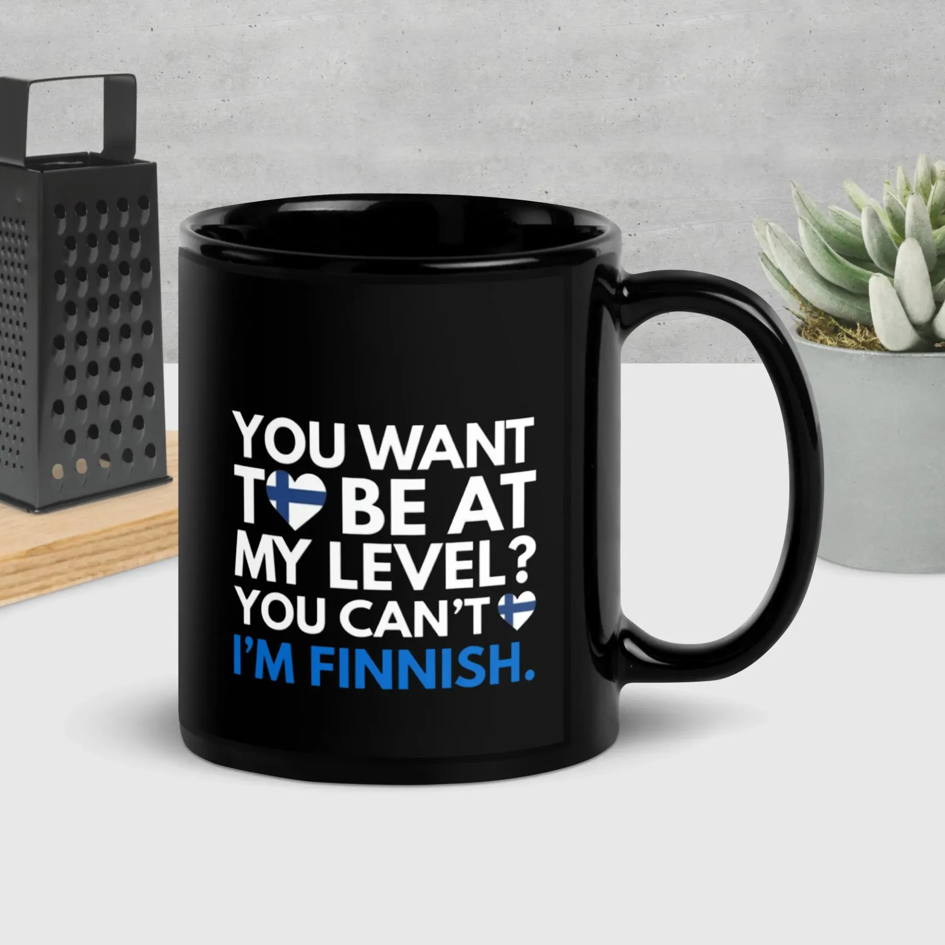 “You Want to Be My Level?” – Finnish SISU Mug