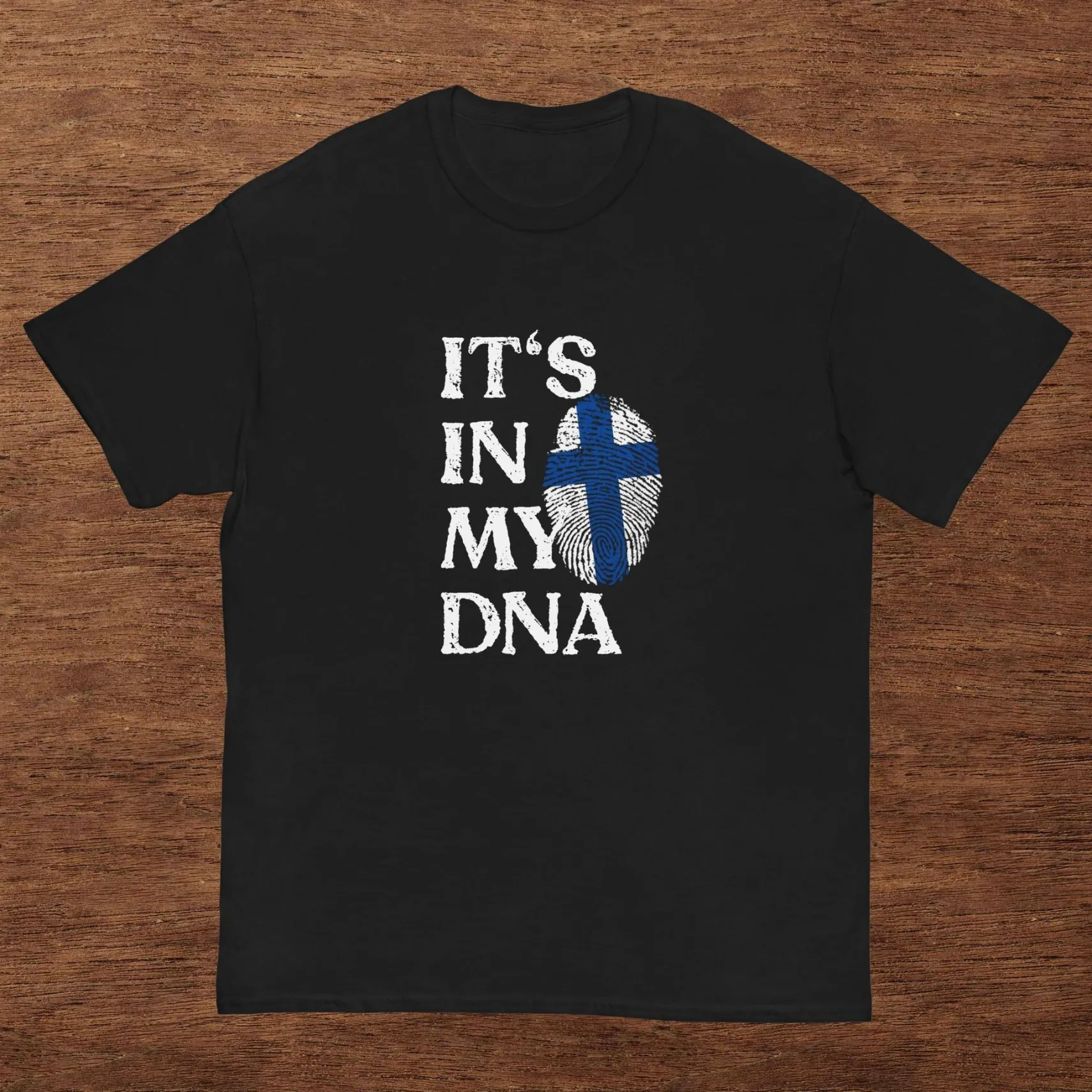 It’s in My DNA – Finnish Fingerprint T-Shirt